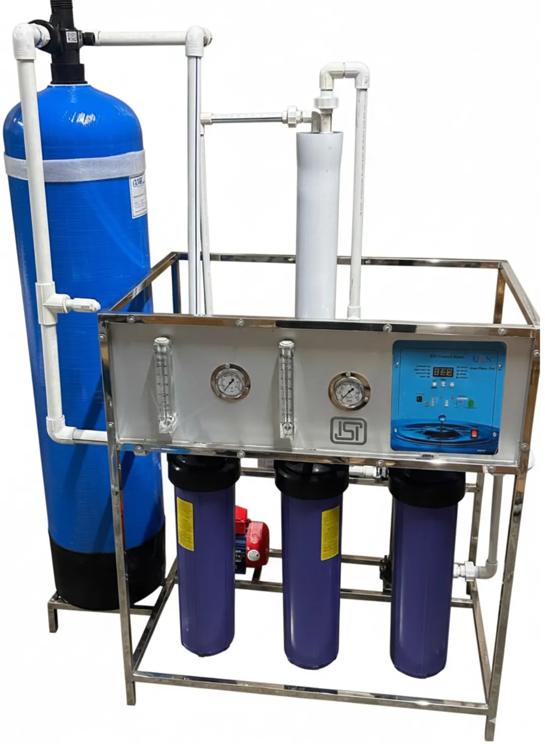 RO Plant 250 LPH with Vessel
